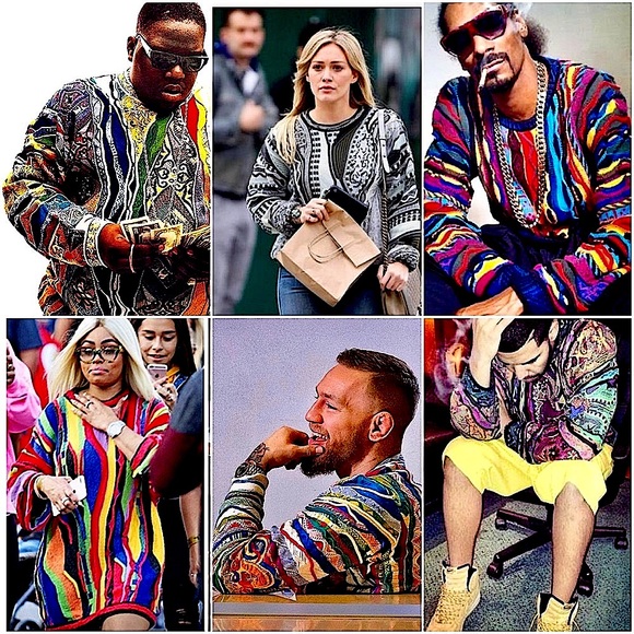 ❌SOLD❌ Vintage COOGI Sweater Kaleidoscope Colors NWOT - Picture 12 of 16